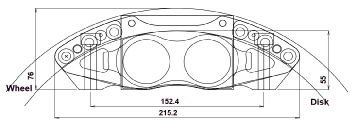 Road Calipers B4 310 DATA