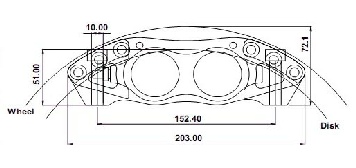 Road Calipers B4 280 DATA